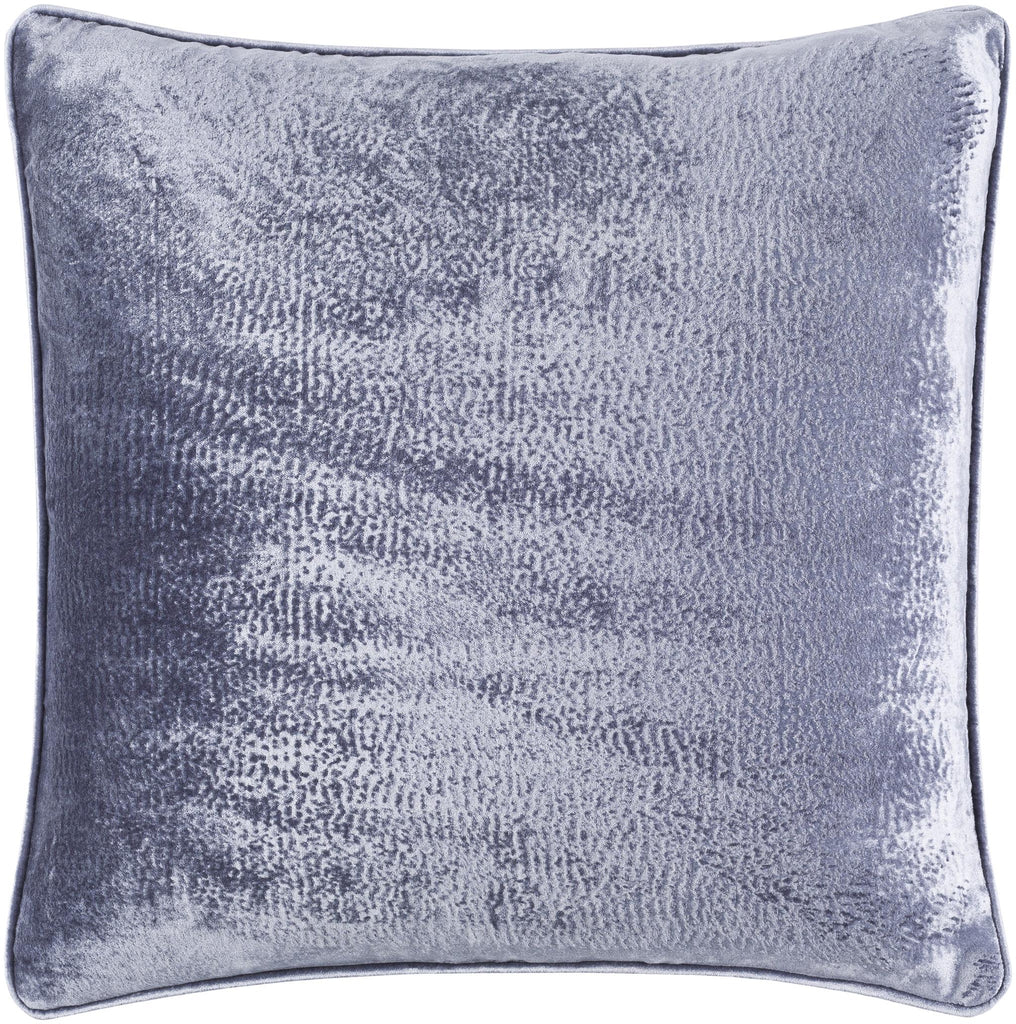 Surya Velvet Mood VMD-002 Gray 18"H x 18"W Pillow Cover
