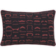 Surya Wax that Stache WTS-002 22"H x 22"W Pillow Cover