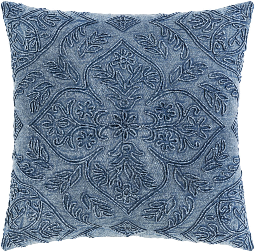 Surya Wedgemore WGM-001 18"L x 18"W Accent Pillow
