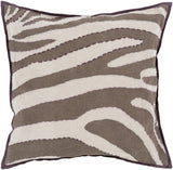 Surya Zebra LD-041 22"H x 22"W Pillow Cover