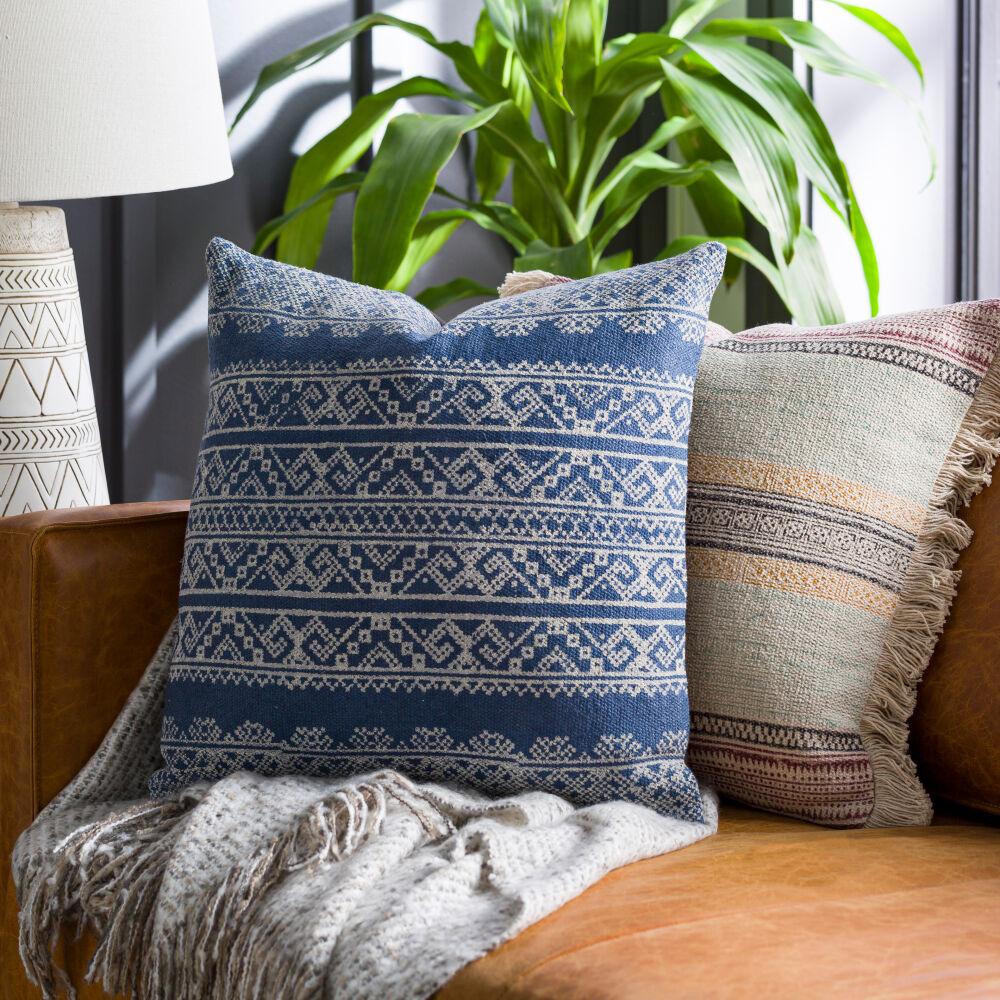 Surya Zendaya ZEN-003 22"L x 22"W Pillow Cover