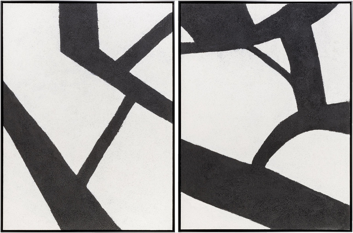 Surya Aasmaa AAM-001 21"H x 19"W x 2"D, 21"H x 19"W x 2"D Wall Art Piece