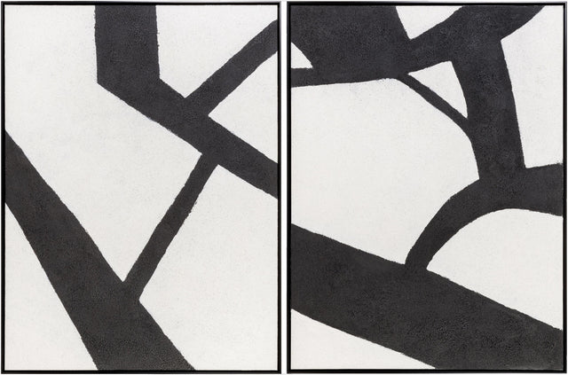 Surya Aasmaa AAM-001 36"H x 25"W x 2"D, 36"H x 25"W x 2"D Wall Art Piece