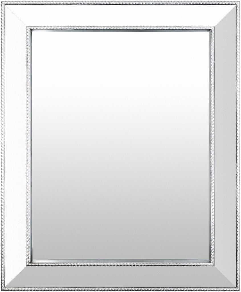 Surya Arian NIR-001 Metallic - Silver 32"H x 26"W x 1.4"D Mirror