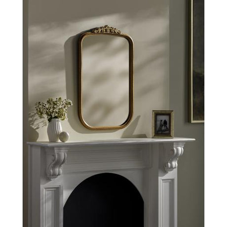 Surya Arrendale NRE-002 Gold 30"H x 19"W x 1"D Mirror