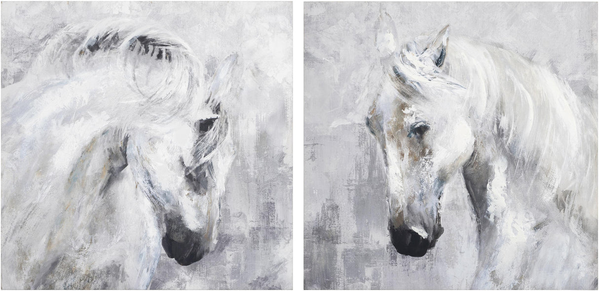 Surya Assateague GUE-001 32"H x 32"W x 2"D, 32"H x 32"W x 2"D Wall Art Piece