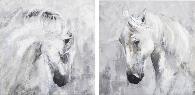 Surya Assateague GUE-001 32"H x 32"W x 2"D, 32"H x 32"W x 2"D Wall Art Piece