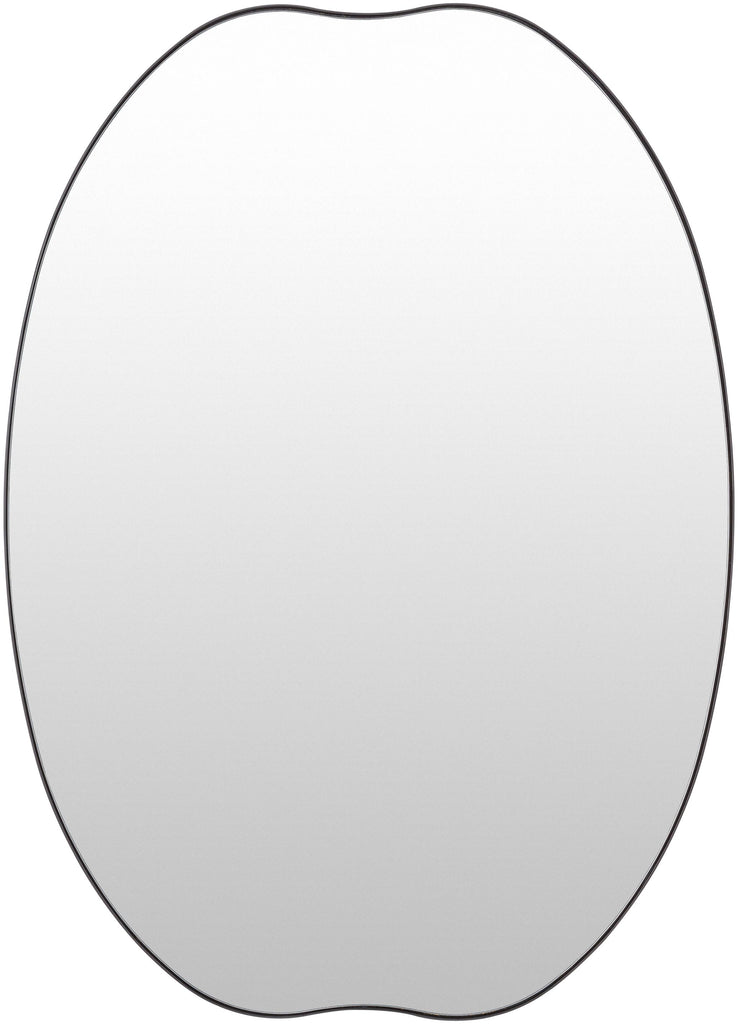 Surya Auburn RUB-002 Black 31"H x 22"W x 1"D Mirror
