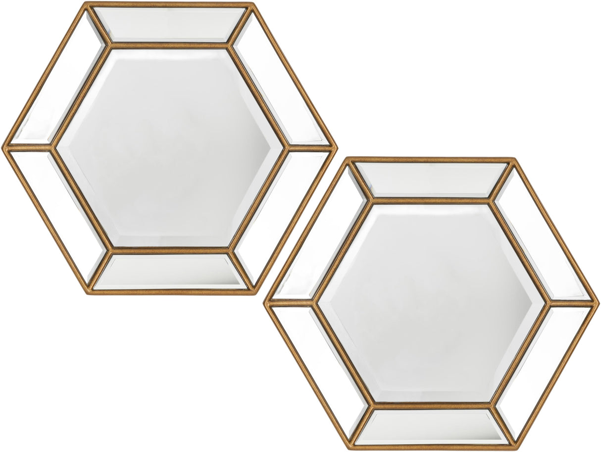 Surya Beehive BEV-001 20"H x 20"W, x 0.8"D ,20"H x 20"W, x 0.8"D Mirror
