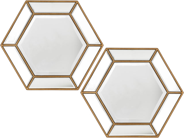 Surya Beehive BEV-001 20"H x 20"W, x 0.8"D ,20"H x 20"W, x 0.8"D Mirror