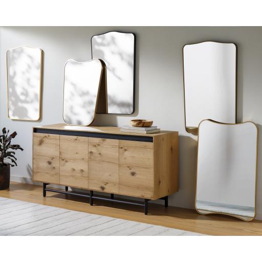 Surya Bellona OLO-002 30"H x 22"W x 1"D Mirror