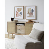 Surya Bosaca BCS-001 25"H x 21"W x 1"D, 25"H x 21"W x 1"D Wall Art Piece
