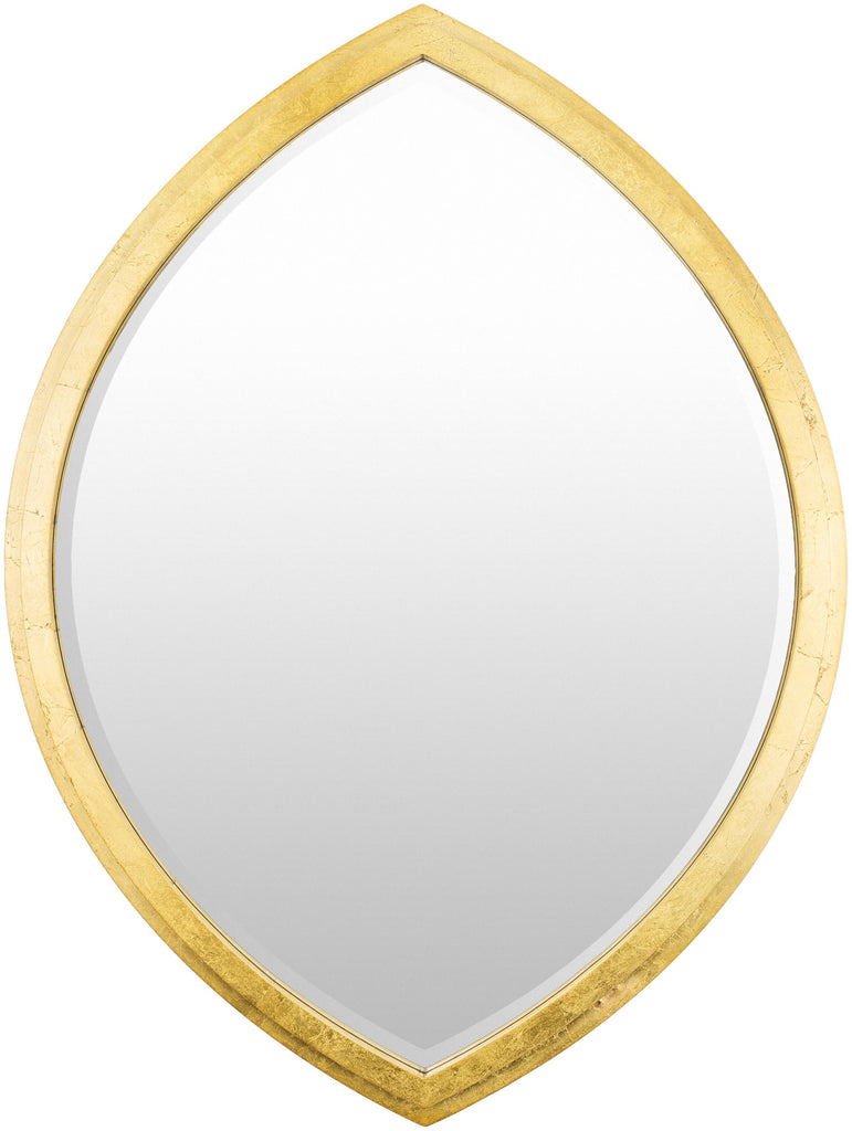 Surya Chateaux EUX-001 Gold 32"H x 24"W x 1"D Mirror