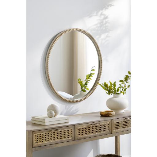 Surya Dwarka DKA-001 33"H x 33"W x 2"D Mirror