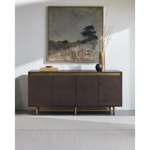 Surya Floresta EFA-001 36"H x 36"W x 1"D Wall Art Piece