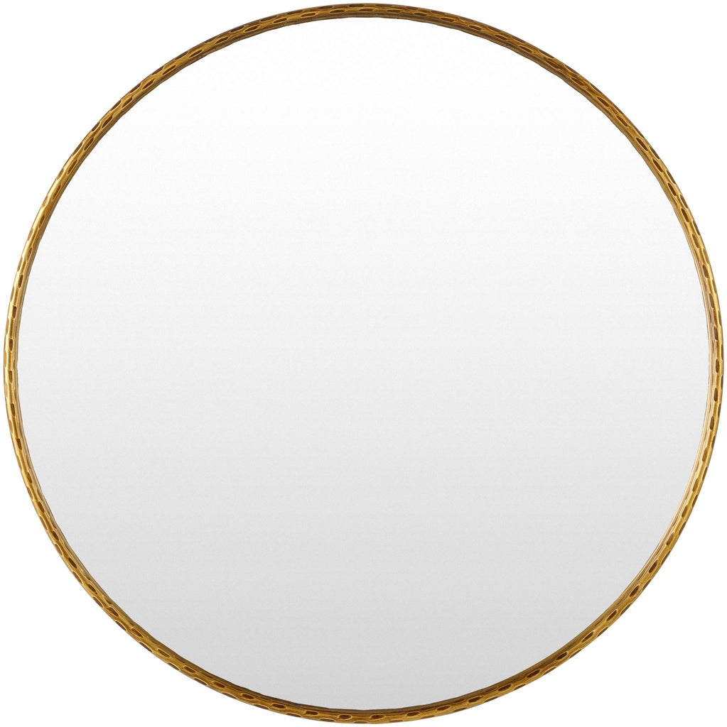 Surya Georgine GEI-002 Gold 40"H x 40"W x 1"D Mirror