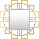 Surya Glasgow GAW-001 32"H x 32"W x 0.7"D Mirror
