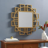 Surya Glasgow GAW-001 32"H x 32"W x 0.7"D Mirror