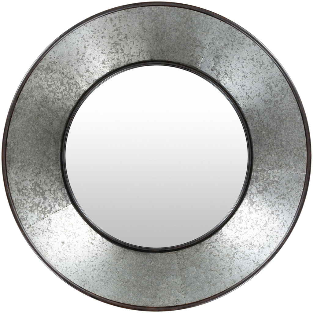 Surya Katja KAJ-001 Metallic - Silver 32"H x 32"W x 5"D Mirror