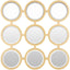 Surya Orbit OBT-001 24"H x 24"W x 0.8"D Mirror