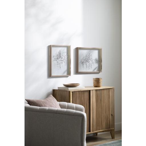 Surya Sachse HSE-001 21"H x 17"W x 1"D Wall Art Piece