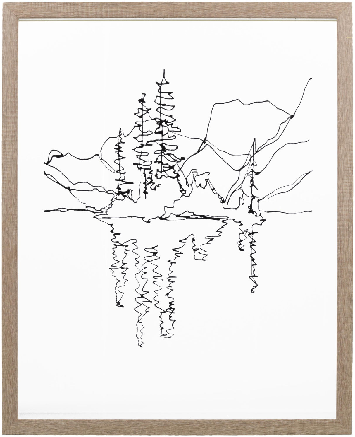 Surya Sachse HSE-002 21"H x 17"W x 1"D Wall Art Piece