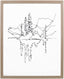Surya Sachse HSE-002 21"H x 17"W x 1"D Wall Art Piece