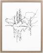 Surya Sachse HSE-002 21"H x 17"W x 1"D Wall Art Piece