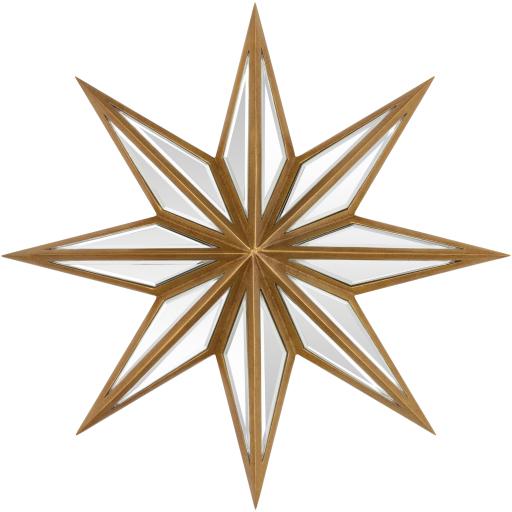 Surya Starfish SFS-001 22"H x 22"W x 3.1"D Mirror