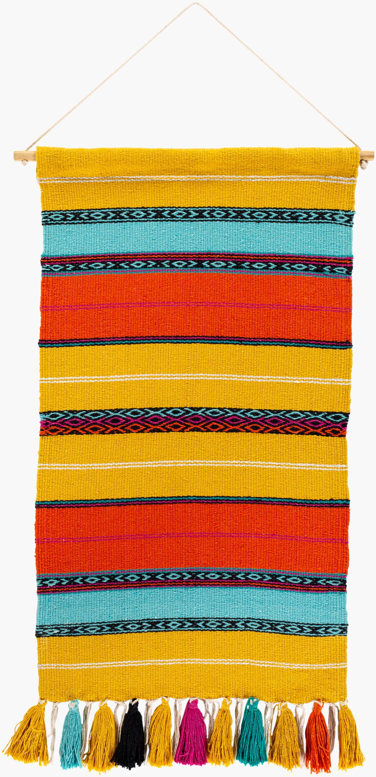 Surya Toluca TOU-1003 36"H x 18"W x 1"D Wall Hanging