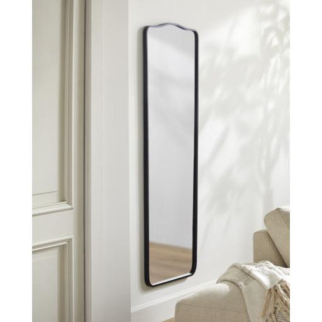 Surya Waterford WFD-001 Black 63"H x 21"W x 1"D Mirror