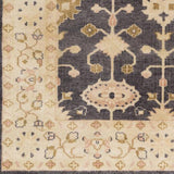 Surya Antique ATQ-1007 Black Burnt Orange 5'6" x 8'6" Rug