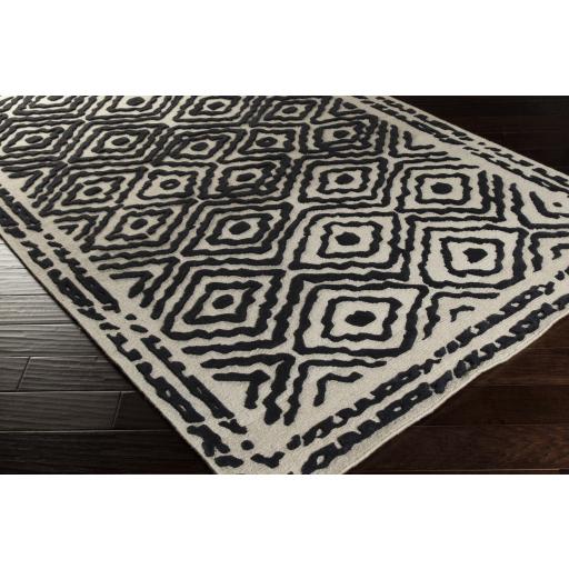 Surya Atlas ATS-1001 Black Light Beige 2' x 3' Rug