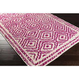 Surya Atlas ATS-1005 Fuchsia Light Beige 2'6" x 8' Rug
