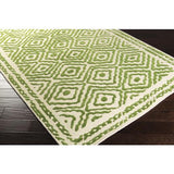 Surya Atlas ATS-1009 Grass Green Light Beige 5' x 8' Rug