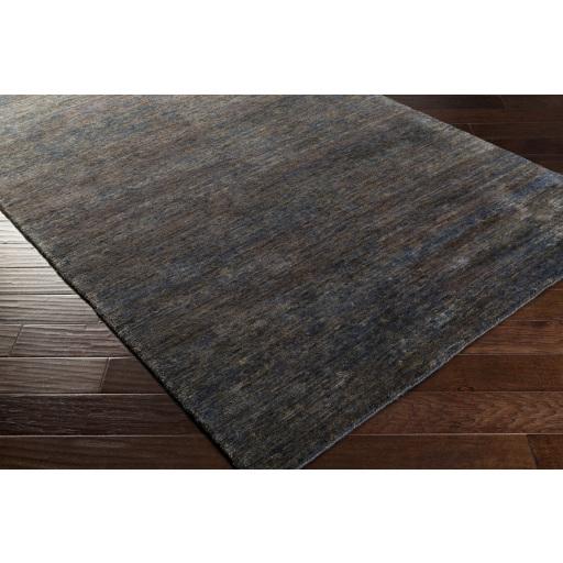 Surya Crusoe CRU-2007 Charcoal Dark Blue 5' x 7'6" Rug