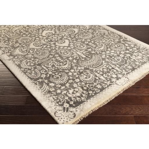 Surya Empress EMS-7001 Charcoal Ice Blue 2' x 3' Rug