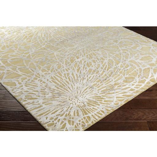 Surya Etienne ETI-9002 Light Gray Mustard 8' x 10' Rug