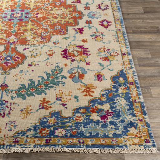 Surya Festival FVL-1006 Dark Blue Dusty Sage 2' x 3' Rug