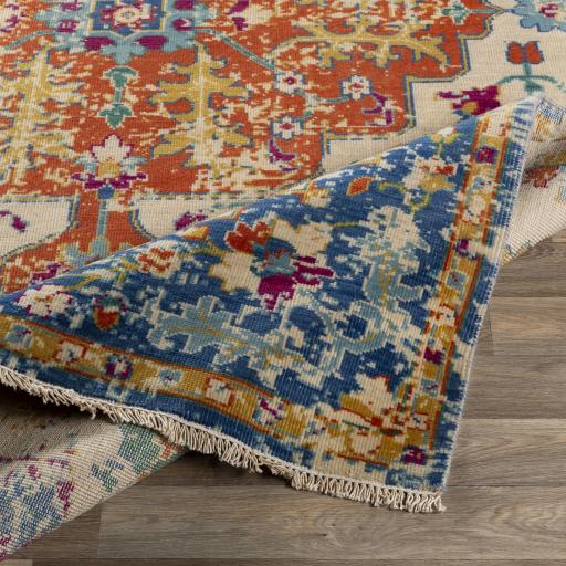Surya Festival FVL-1006 Dark Blue Dusty Sage 2' x 3' Rug