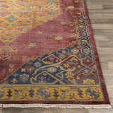 Surya Festival FVL-1008 Blue Brick Red 6' x 9' Rug