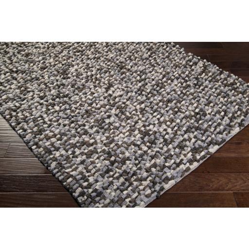 Surya Flagstone FLG-1000 Charcoal Cream 2' x 3' Rug