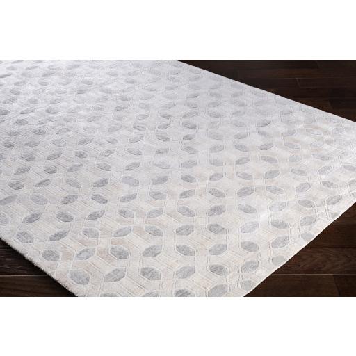 Surya Florentine FNT-1001 Cream Light Slate 6' x 9' Rug