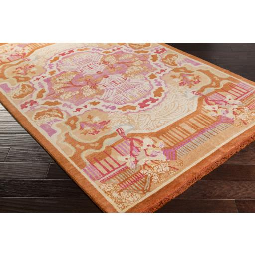 Surya Geisha GES-1004 Brick Red Brown 5' x 8' Rug