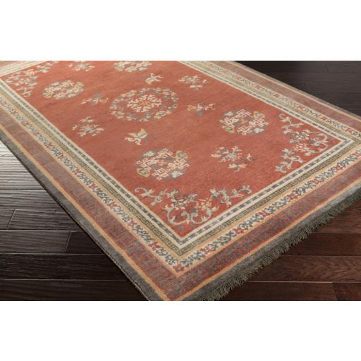 Surya Geisha GES-1009 Brick Red Brown 2' x 3' Rug