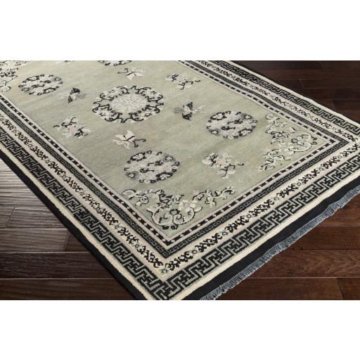 Surya Geisha GES-1017 Black Dark Green 5' x 8' Rug