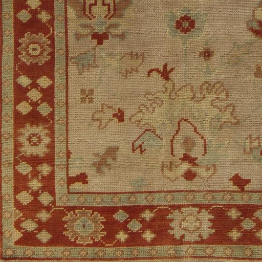 Surya Haven HVN-1212 Beige Brick Red 2' x 3' Rug
