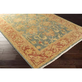 Surya Hillcrest HIL-9026 Camel Light Green 3'6" x 5'6" Rug