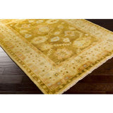 Surya Hillcrest HIL-9027 Brown Mustard 3'6" x 5'6" Rug