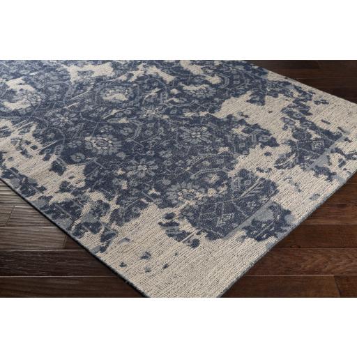 Surya Hoboken HOO-1000 Ivory Navy 2' x 3' Rug